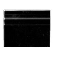 Terre d&apos;azur Style-1930 Plint Zwart 15x12 cm