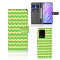 Samsung Galaxy S20 Ultra | Telefoon Hoesje | Waves Green