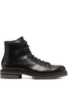 Common Projects bottines en cuir à lacets - Marron