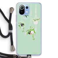 Hang In There: Xiaomi Mi 11 Lite Transparant Hoesje met koord