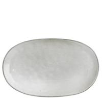 Mica Decorations Tabo Ovaal Bord - L35,5 x B21,5 x H4,5 cm - Grijs