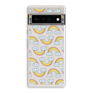 Regenboog: Google Pixel 6 Pro Transparant Hoesje