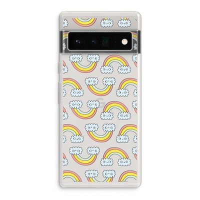 Regenboog: Google Pixel 6 Pro Transparant Hoesje