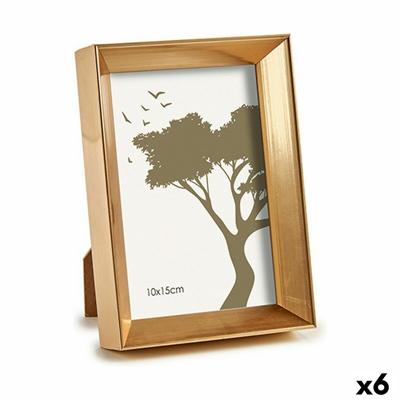 Fotolijsten WPC0235MG-1 Gouden Glas Plastic (6 Stuks)