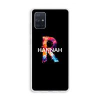 Abstract Spectrum: Galaxy A71 Transparant Hoesje
