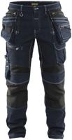 Blåkläder werkbroek denim stretch x1900 19901141 | marineblauw/zwart | maat c44 - 7330509531846