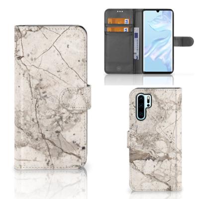 Huawei P30 Pro | Bookcase | Marmer Beige