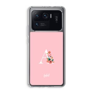 Pink Bouquet: Xiaomi Mi 11 Ultra Transparant Hoesje