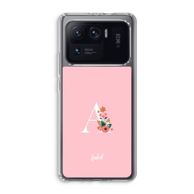 Pink Bouquet: Xiaomi Mi 11 Ultra Transparant Hoesje