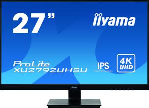Iiyama XU2792UHSU-B1 LED-monitor Energielabel G (A - G) 68.6 cm (27 inch) 3840 x 2160 Pixel 16:9 4 ms Hoofdtelefoonaansluiting IPS LED
