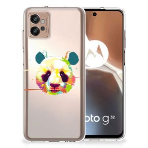 Motorola Moto G32 Telefoonhoesje met Naam Panda Color