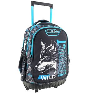 Animal Planet Rugzak Trolley Wolf - 44 x 34 x 20 cm - Polyester