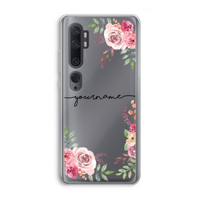 Rozen: Xiaomi Mi Note 10 Pro Transparant Hoesje