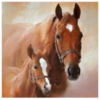 Ambiente servetten - paard met veulen - 20x stuks - 3-laags