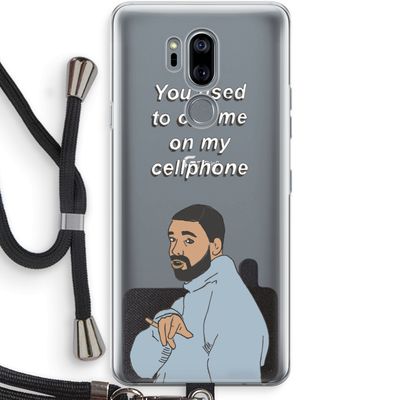 Hotline bling: LG G7 Thinq Transparant Hoesje met koord