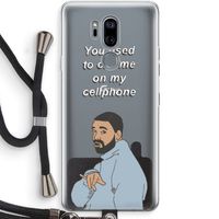 Hotline bling: LG G7 Thinq Transparant Hoesje met koord