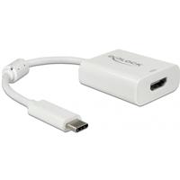 DeLOCK usb-c > hdmi adapter (wit, 0,1 meter, 4k 60hz, hdr)