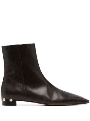 Nanushka bottes à détails de clous - Marron