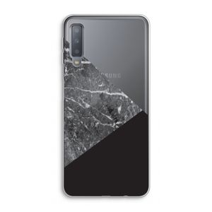 Combinatie marmer: Samsung Galaxy A7 (2018) Transparant Hoesje