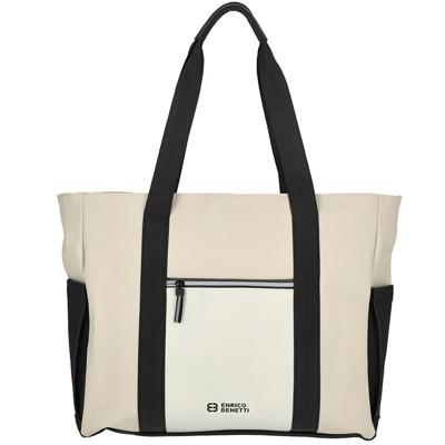 Enrico Benetti Waterproof Shopper Bergen Zwart-Beige