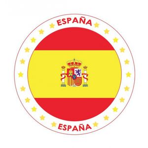 Spanje vlag print bierviltjes