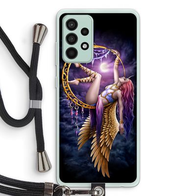 Aerial Angel: Samsung Galaxy A52s 5G Transparant Hoesje met koord