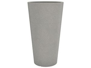 Scheurich Bloembak met inzetstuk (, Ø29 x 55 cm, Taupe graniet)