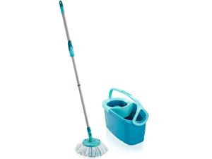 Leifheit Clean Twist Disc Mop Ergo - Dweil set compleet systeem met wieltjes - 6 L