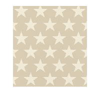 Beige sterrenpatroon behang tienerkamer