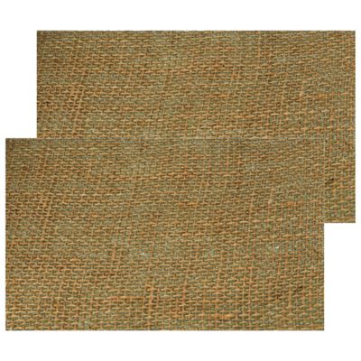 Jute tafelloper - 2x - 28 x 500 cm - beige - extra breed gaas