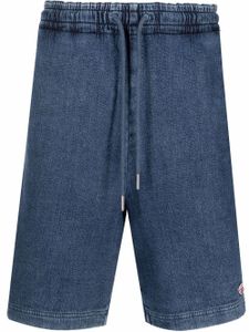 Diesel short en jean à lien de resserrage - Bleu