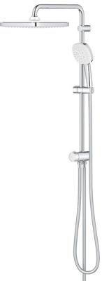 Grohe Tempesta 250 Cube regendoucheset met 4 straalsoorten en mengkraan incl. omstelkraan Ø25cm chroom