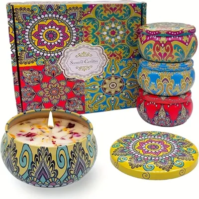 Geschenkset met Natuurlijke geurkaarsen - Home & Living - Spiritueelboek.nl