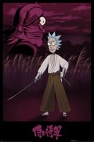 Poster Rick and Morty Samurai Rick 61x91,5cm