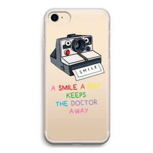 Smile: iPhone 7 Transparant Hoesje