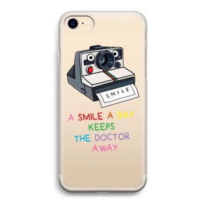 Smile: iPhone 7 Transparant Hoesje