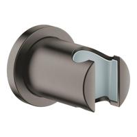 GROHE Rainshower Handdouchehouder - niet verstelbaar - ronde rozet - brushed hard graphite 27074al0