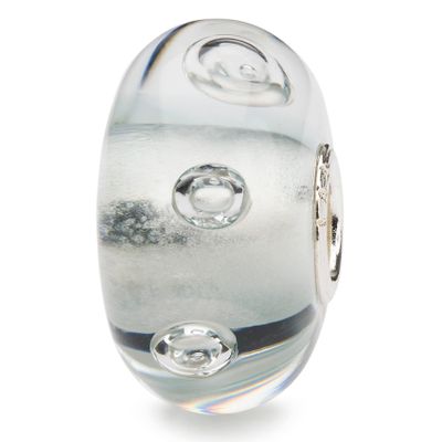 Trollbeads TGLBE-10464 Kraal Venus zilver-glas