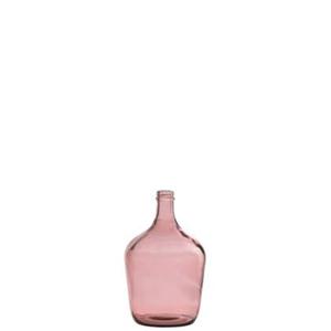 J-Line vaas Fles Terra - glas - small