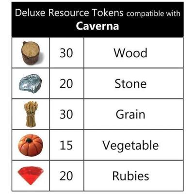 Caverna Deluxe Tokens Bundle