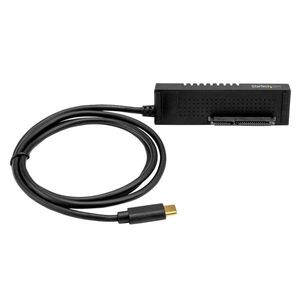 StarTech.com USB31C2SAT3 USB Type-C USB 3.1 1 x SATA 7+15 pin Zwart kabeladapter/verloopstukje