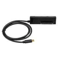 StarTech.com USB31C2SAT3 USB Type-C USB 3.1 1 x SATA 7+15 pin Zwart kabeladapter/verloopstukje - thumbnail