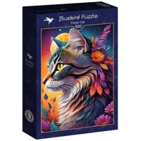 Floral Cat Puzzel 500 stukjes