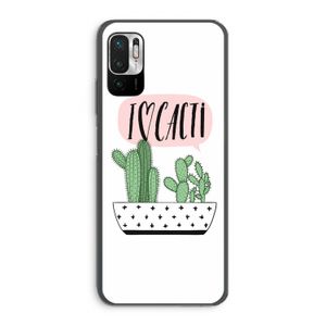 I love cacti: Xiaomi Redmi Note 10 5G Transparant Hoesje