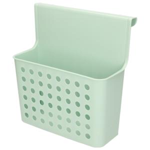 Plasticforte Badkamerrekje - mintgroen - douche opbergmandje - 26x24 cm