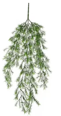 Mica Decorations kunst hangplant springeria 76cm groen