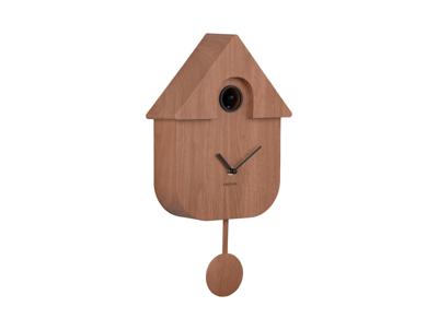 Wandklok Modern Cuckoo - Bruin - 8.5x21.5x41cm