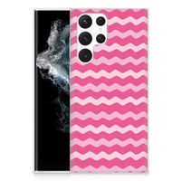 Samsung Galaxy S22 Ultra TPU bumper Waves Pink