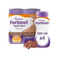 Fortimel Multifiber 1.5kcal Chocolade 4x200ml