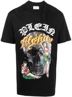 Philipp Plein t-shirt Hawaii à manches courtes - Noir